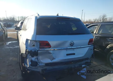 2019 Volkswagen Atlas 3.6L V6 Se W/Technology R-Line из США, поврежденный, VIN 1V2XR2CA6KC619402